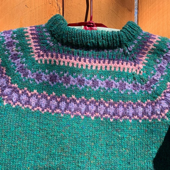 Vintage Wool Sweater and Hat Set by Heather Weather Wear - Picture 2 of 7